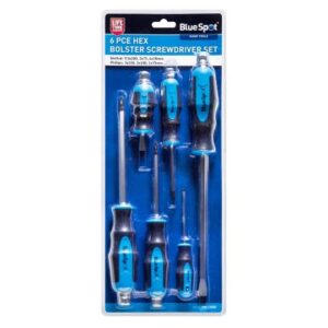 Blue Spot Tools 6 PCE Hex Bolster Screwdriver Set