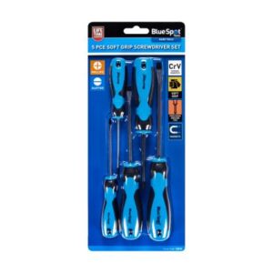 Blue Spot Tools 5Pce Soft Grip Screwdriver Set
