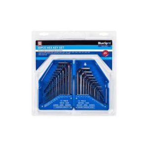 Blue Spot Tools 30 PCE Hex Key Set (0.7-10mm) (0.028"-3/8")