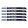 Blue Spot Tools 5 PCE HCS Quick Cut Jigsaw Blades For Wood (8 TPI) - Image 2