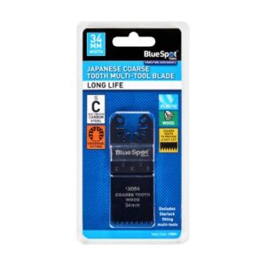 Blue Spot Tools 34MM Japanese Coarse Tooth Multi-Tool Blade
