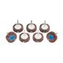 Blue Spot Tools 7 PCE 80 Grit 31.5mm (1 1/4") Flap Wheels - Image 2