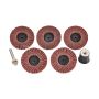 Blue Spot Tools 6 PCE 50mm (2") Aluminium Oxide Sanding Discs - Image 2