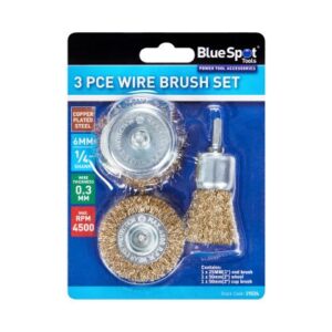 Blue Spot Tools 3 PCE Wire Brush Set