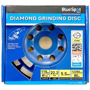 Blue Spot Tools 115mm (4 1/2") Diamond Grinding Disc