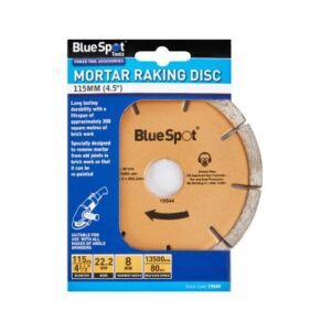 Blue Spot Tools 115mm (4.5") Diamond Mortar Raking Disc