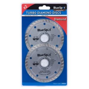Blue Spot Tools 2 PCE Turbo 115mm (4.5") Diamond Discs