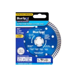 Blue Spot Tools 115mm (4 1/2") Super Thin Turbo Cutting Disc
