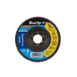 Blue Spot Tools 115mm (4.5") 80 Grit Aluminium Oxide Flap Disc