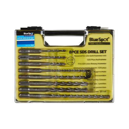 Blue Spot Tools 8 PCE SDS Plus Drill Bit Set (5-12mm)