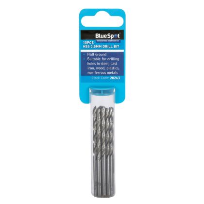 Blue Spot Tools 10 PCE 3.5mm HSS Drill Set