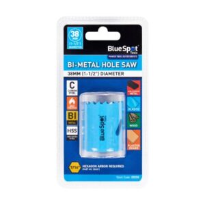 Blue Spot Tools 38mm (1 1/2") Bi-Metal Hole Saw