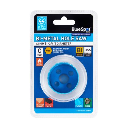 Blue Spot Tools 44mm (1 3/4") Bi-Metal Hole Saw