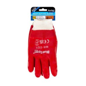 Blue Spot Tools Heavy Duty PVC Gloves Medium