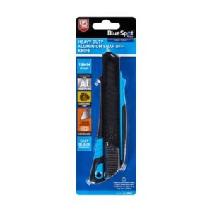 Blue Spot Tools Heavy Duty Aluminium Snap Off Knife 18mm Blade
