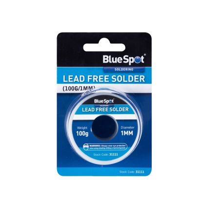Blue Spot Tools Lead Free Solder (100g/1mm)