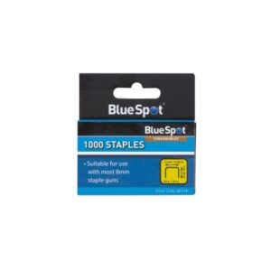 BLUE SPOT 8MM CROWN FLAT WIRE STAPLES JT21 STYLE