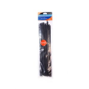 Blue Spot Tools 50 PCE 4.8mm x 350mm Black Cable Ties