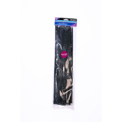 Blue Spot Tools 50 PCE 7.5mm x 450mm Black Cable Ties