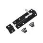 Blue Spot Tools Ironmongery 102mm Black Powder Coated Tower Bolt - Image 2